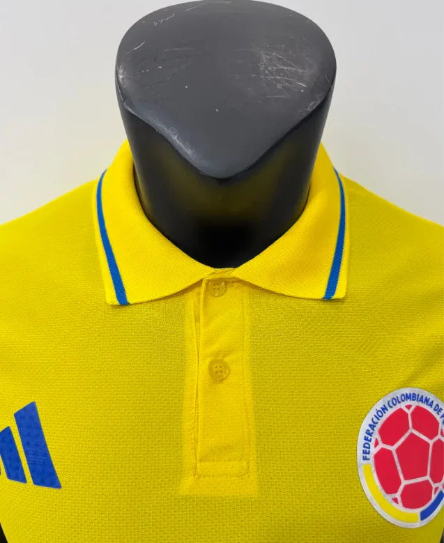 Colombia 2026 Yellow DNA polo Shirt