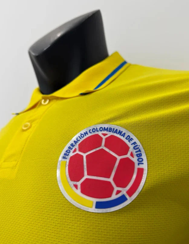 Colombia 2026 Yellow DNA polo Shirt