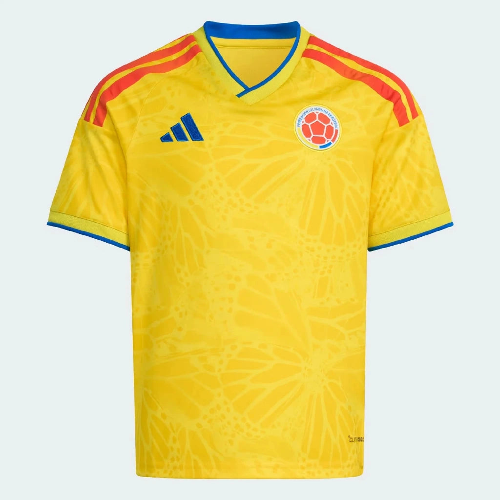 Colombia 2026 Yellow Home Youth Jersey