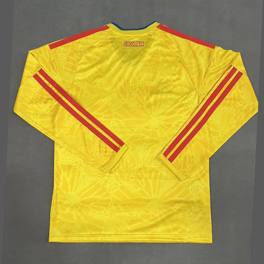 Colombia 2026 Yellow/Red Home Long Sleeves Jersey