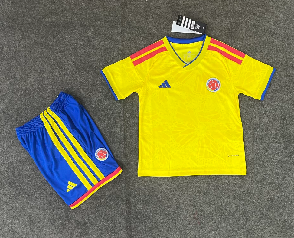 Colombia 25/26 Yellow/Red/Blue Home Kids Jersey Set