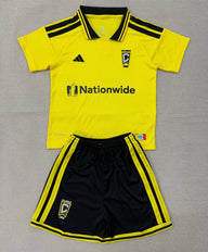 Colombia 26/27 Bright Yellow/Black Home Kids Jersey Set