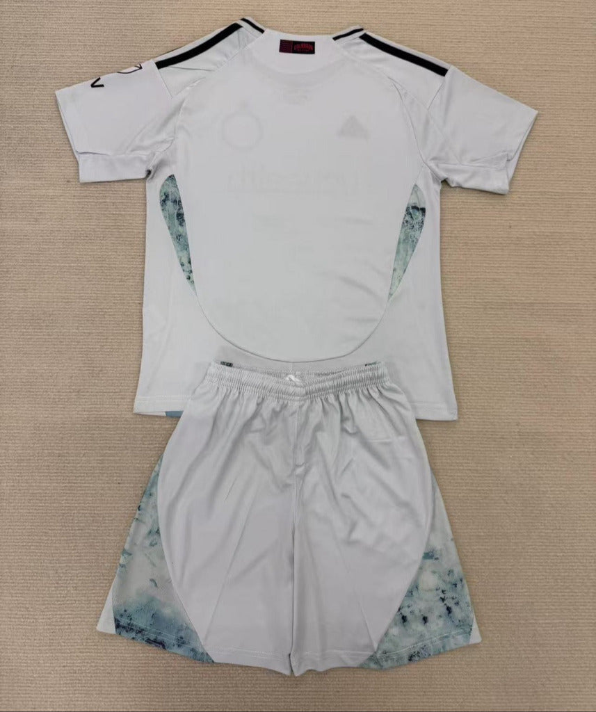 Colorado Rapids 25/26 White Away Kids Jersey Set