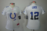 Colts 2021/22 Luck #12 White/Blue/Black Women NFL Jersey
