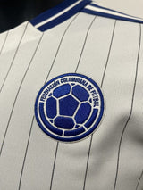 Colombia 2026 White/Gray Vertical Stripes Jersey