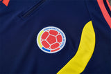 Columbia 26/27 Sapphire Blue/Navy with Red Stripes Training Tracksuit Set