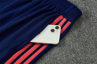 Columbia 26/27 Sapphire Blue/Navy with Red Stripes Training Tracksuit Set