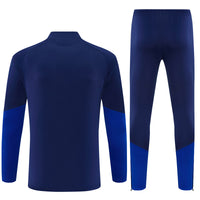 Columbia 26/27 Sapphire Blue/Navy with Red Stripes Training Tracksuit Set