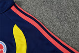 Columbia 26/27 Sapphire Blue/Navy with Red Stripes Training Tracksuit Set