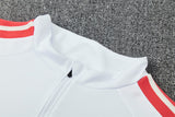 Columbia 26/27 White/Royal Blue with Red Stripes Training Tracksuit Set