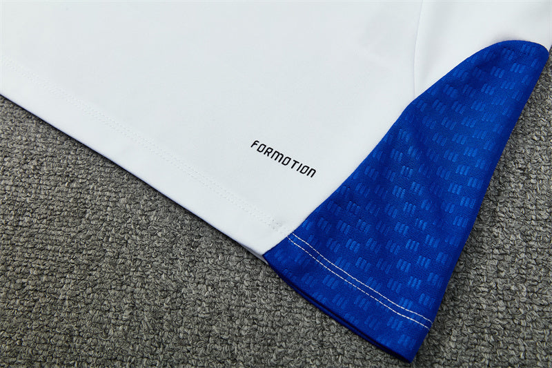 Columbia 26/27 White/Royal Blue with Red Stripes Training Tracksuit Set