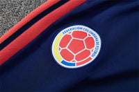 Columbia 26/27 White/Royal Blue with Red Stripes Training Tracksuit Set
