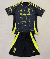 Columbus Crew 25/26 Black/Yellow Kids Jersey Set