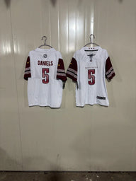Commanders 25/26 Daniels #5 White Game Kids Jersey