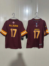 Commanders 25/26 McLaurin #17 Burgundy Game Kids Jersey