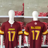 Commanders 25/26 McLaurin #17 Burgundy NFL Jersey