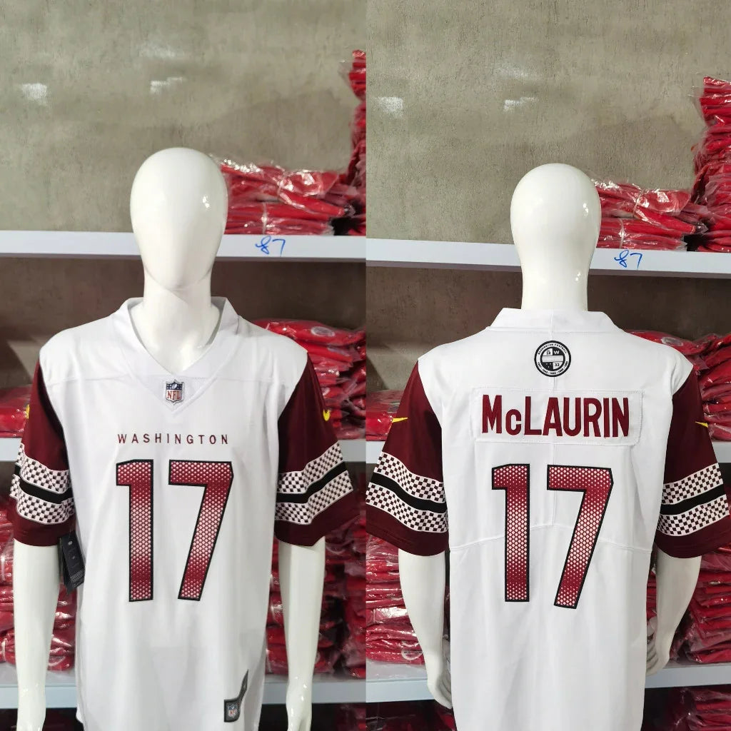 Commanders 25/26 McLaurin #17 White NFL Jersey