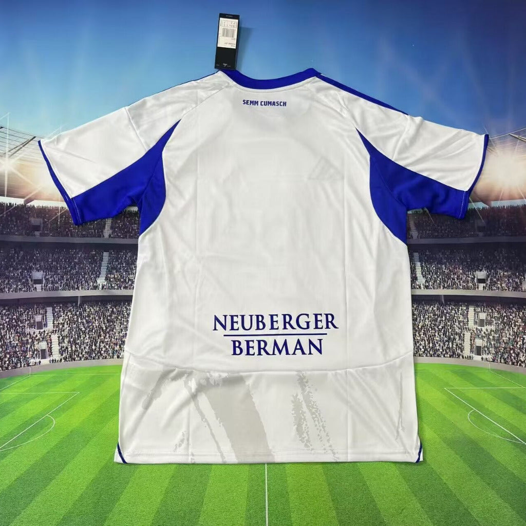 Como 25/26 White/Blue Away Jersey