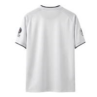 Como 26/27 White/Black Shoulder Stripe Away Jersey