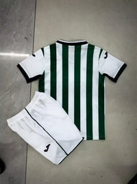 Cordoba 25/26 White/Green Home Kids Jersey Set