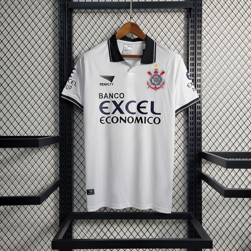 Corinthians 1997 Retro Version White Home Jersey