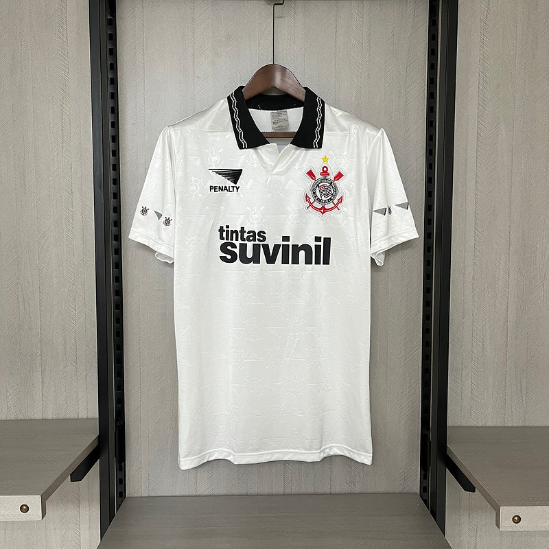 Corinthians 1997 Vintage Retro White Home Jersey