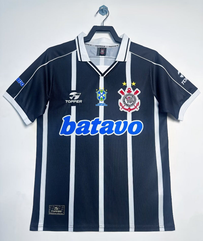 Corinthians 1999/00 Vintage Retro Away Jersey - Concept Kits