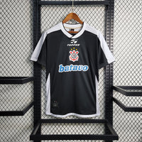 Corinthians 2000 Retro Version Black/White Away Jersey