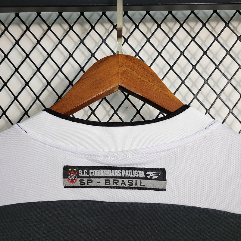 Corinthians 2000 Retro Version Black/White Away Jersey