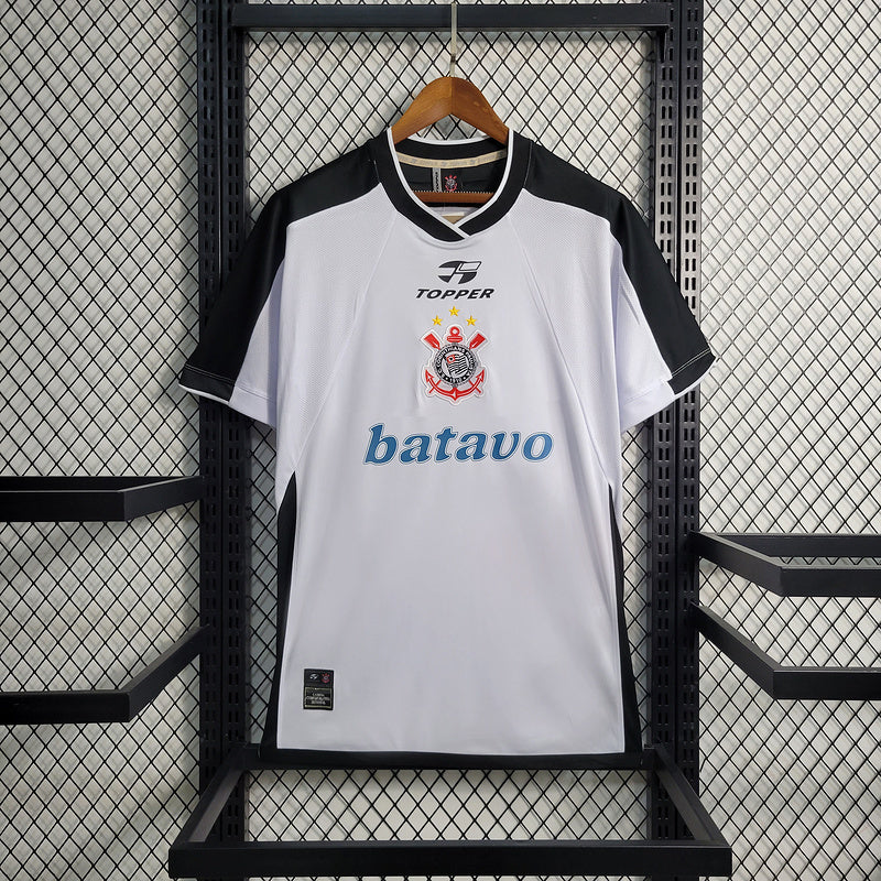 Corinthians 2000 Retro Version Black/White Home Jersey