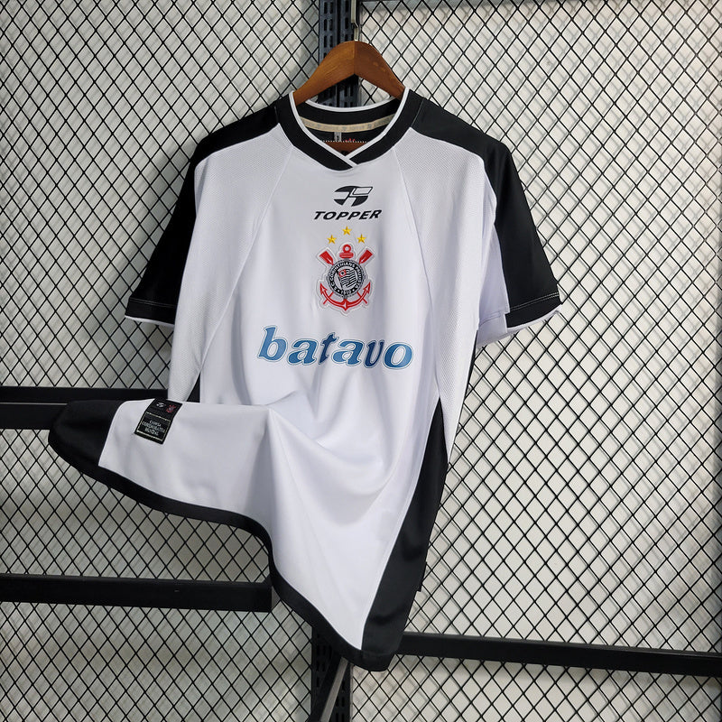Corinthians 2000 Retro Version Black/White Home Jersey