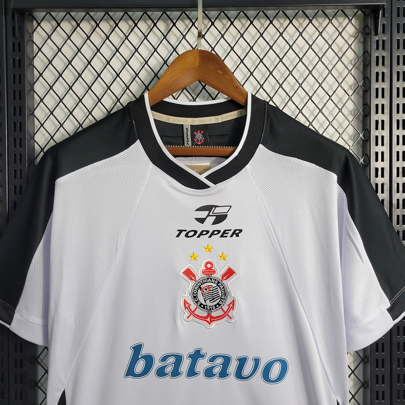 Corinthians 2000 Retro Version Black/White Home Jersey