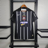 Corinthians 2004 Retro Version Black Away Jersey