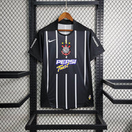 Corinthians 2004 Retro Version Black Away Jersey