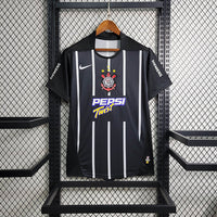 Corinthians 2004 Retro Version Black Away Jersey