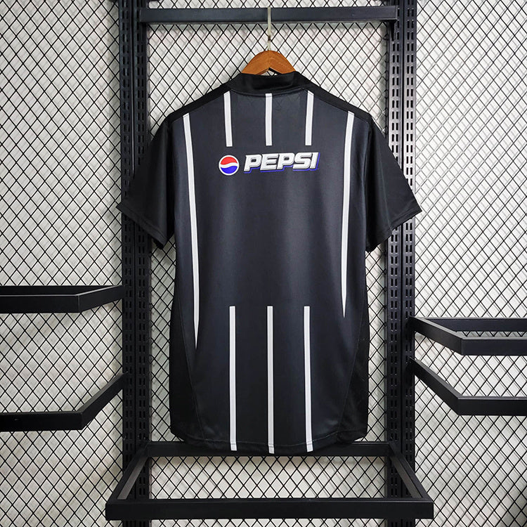 Corinthians 2004 Retro Version Black Away Jersey