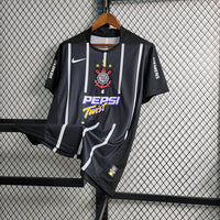 Corinthians 2004 Retro Version Black Away Jersey