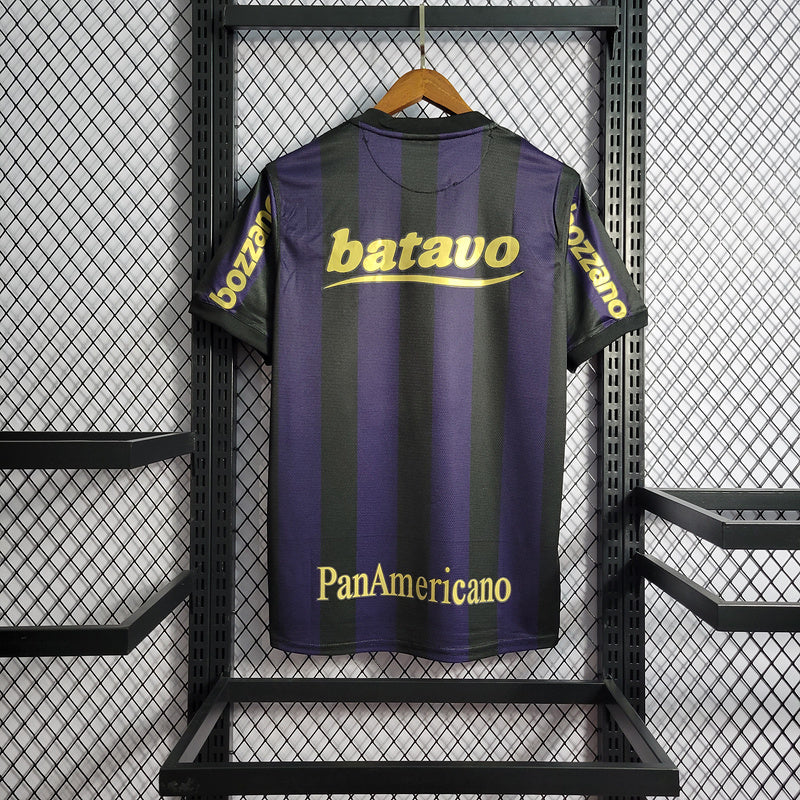 Corinthians 2009/10 Vintage Retro Purple/Black Away Jersey