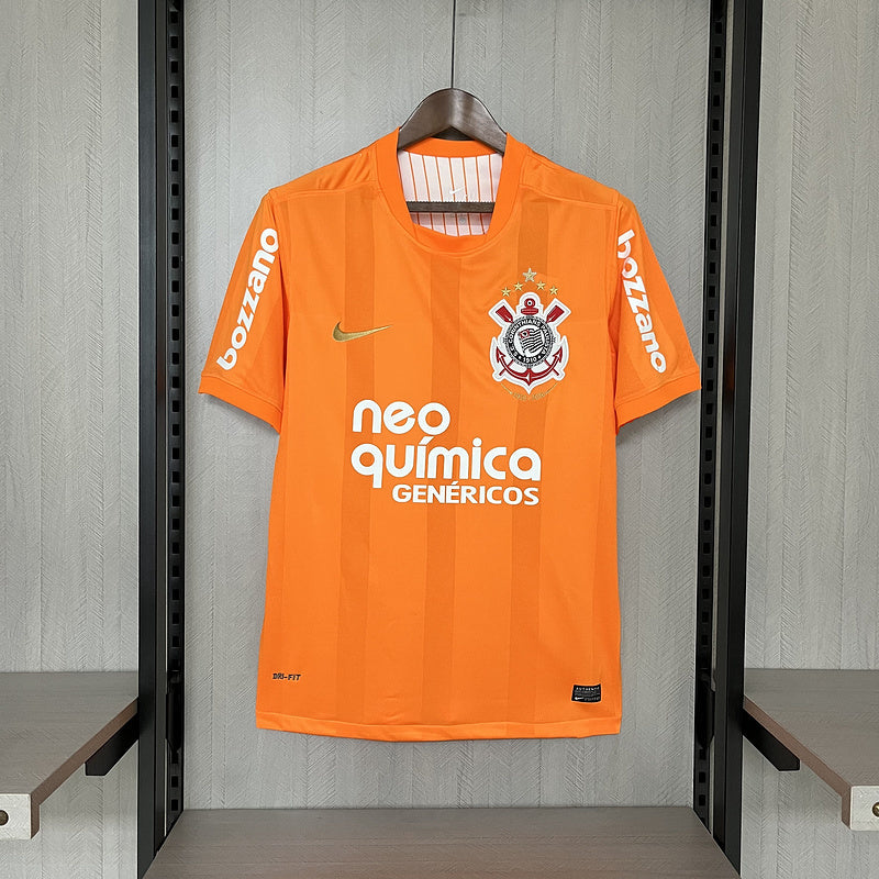 Corinthians 2010 Retro Orange Goalkeeper Jersey