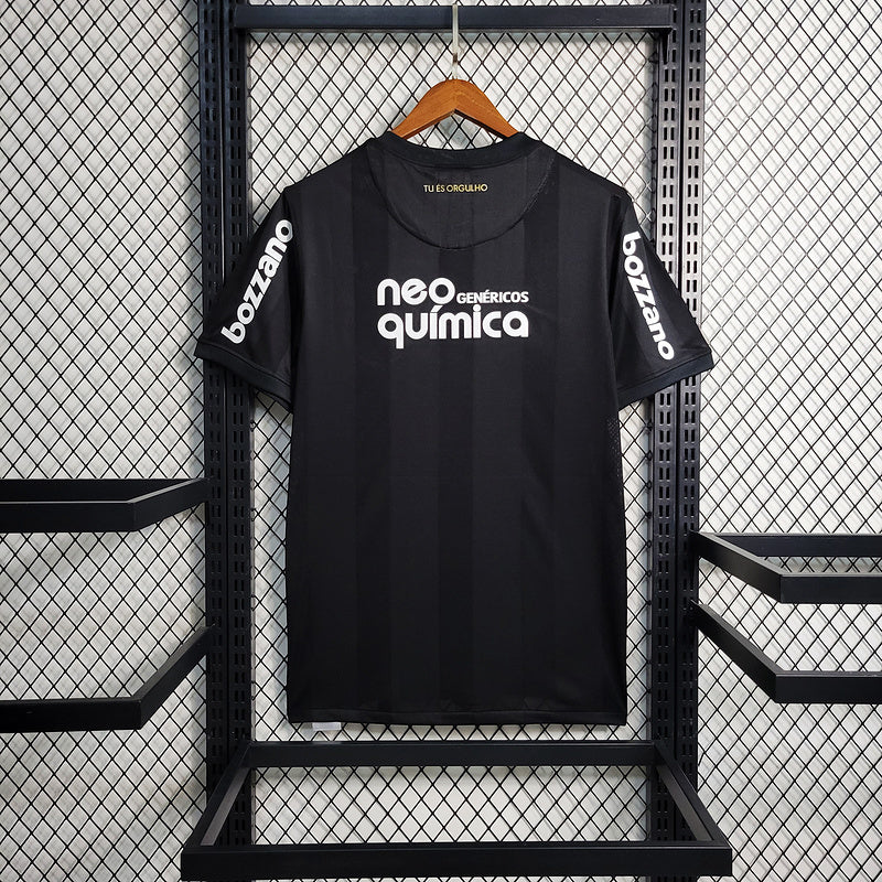Corinthians 2010 Vintage Retro Black Away Jersey