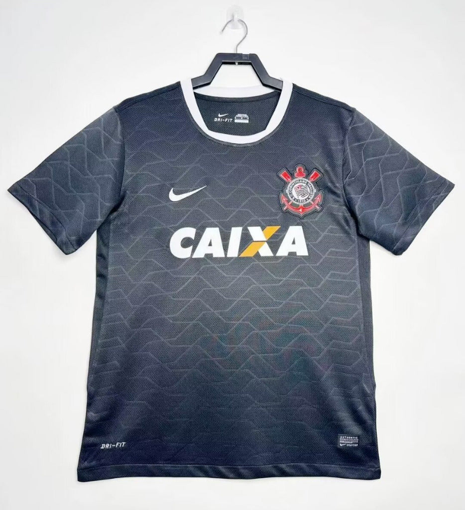 Corinthians 2012/13 Vintage Retro Black Home Jersey - Concept Kits