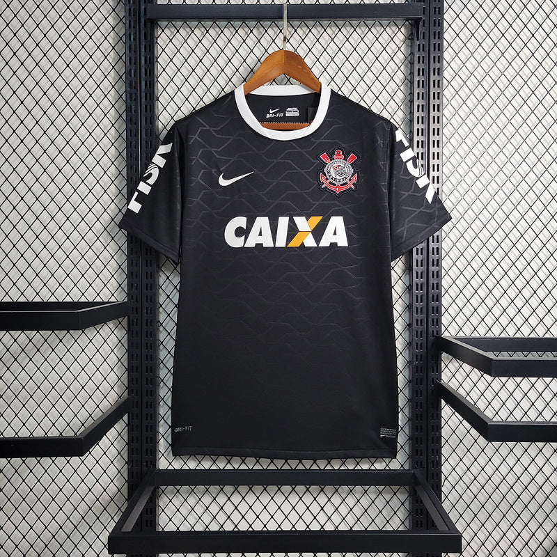 Corinthians 2012 Retro Version Black Away Jersey