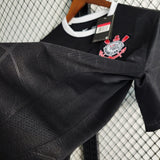 Corinthians 2012 Retro Version Black Away Jersey