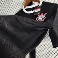 Corinthians 2012 Retro Version Black Away Jersey