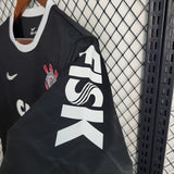 Corinthians 2012 Retro Version Black Away Jersey