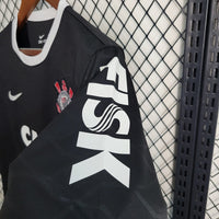Corinthians 2012 Retro Version Black Away Jersey