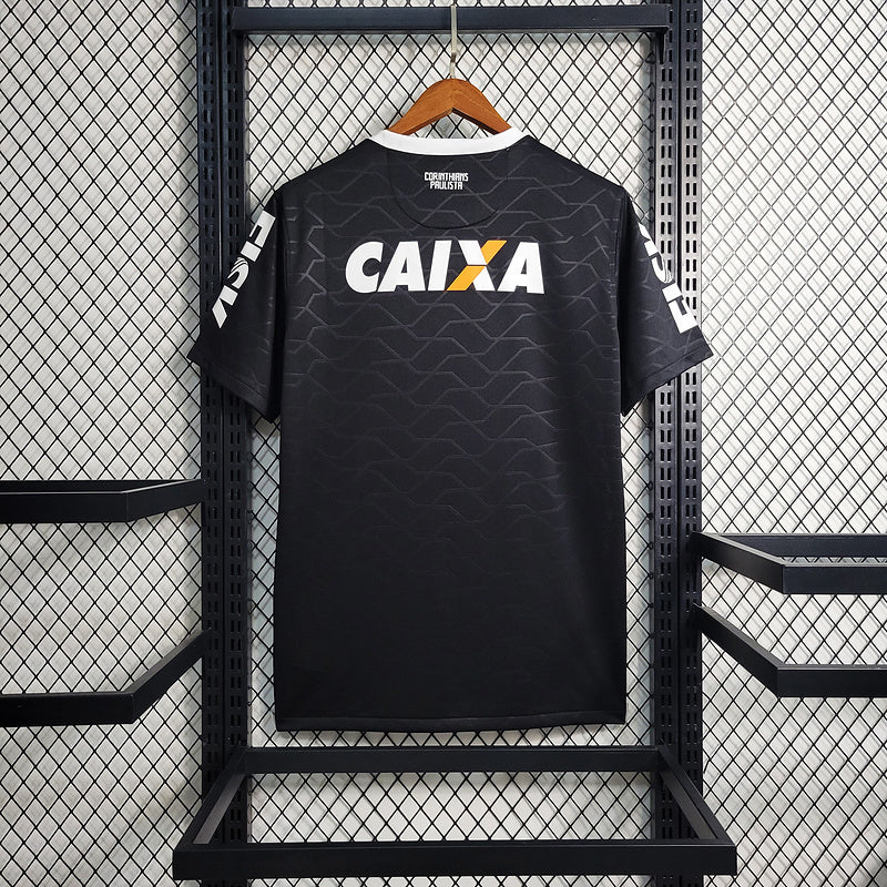 Corinthians 2012 Retro Version Black Away Jersey