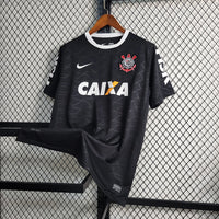 Corinthians 2012 Retro Version Black Away Jersey