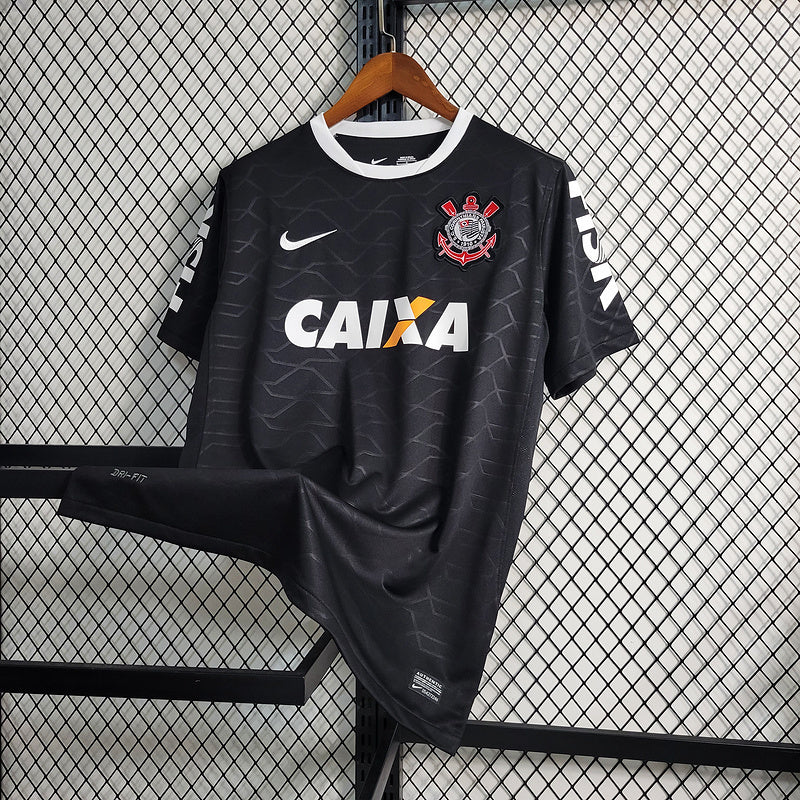 Corinthians 2012 Retro Version Black Away Jersey