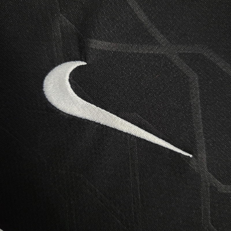 Corinthians 2012 Retro Version Black Away Jersey